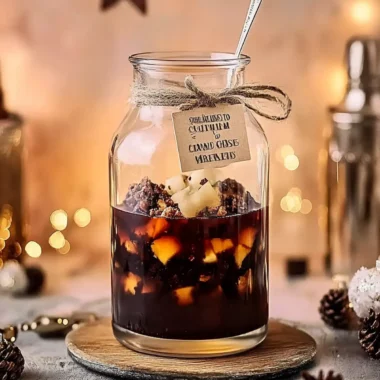 Christmas pudding vodka
