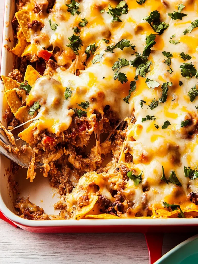 Make Your Evenings Bright with Cheesy Taco Bake Delight 4 Cheesy Taco Bake