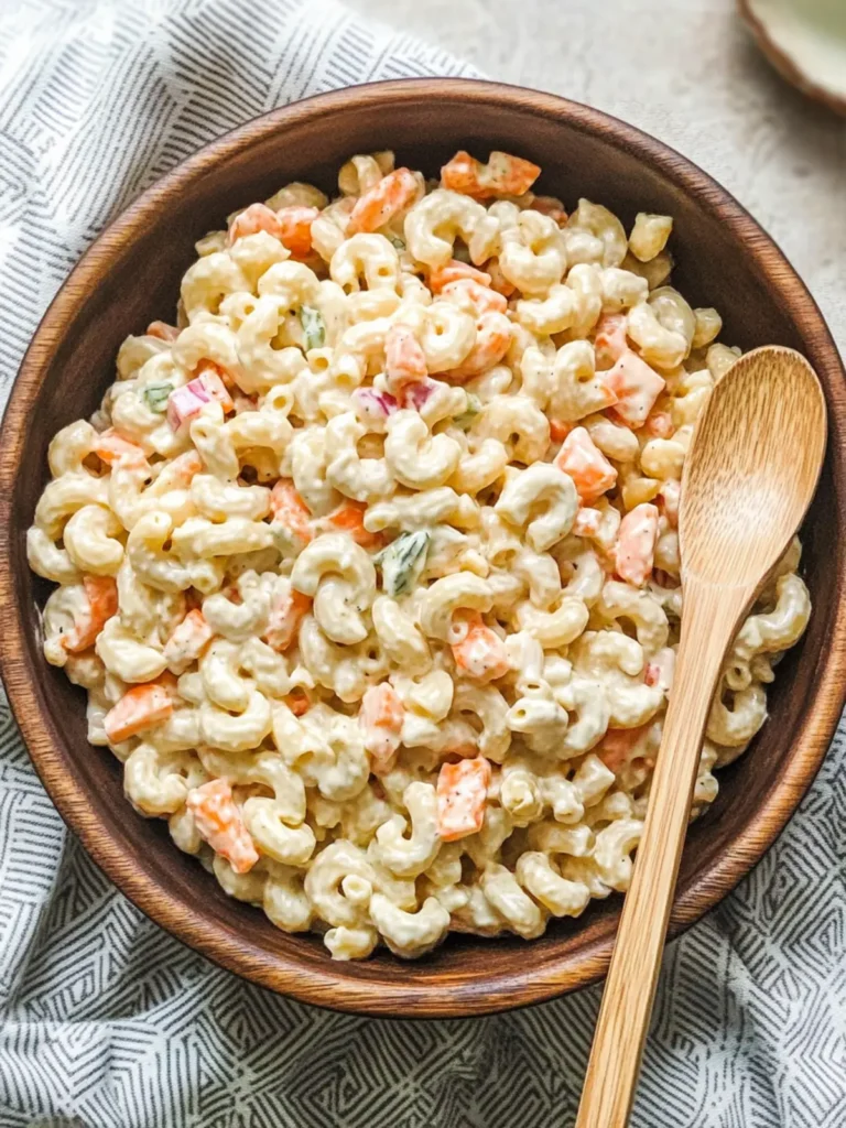 Hawaiian Plate Lunch Mac Salad