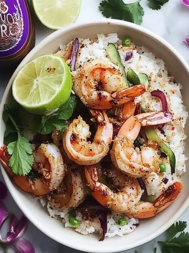 Spiced Garlic Shrimp Over Coconut Rice to Wow Your Taste Buds 4 Spiced Garlic Shrimp Over Coconut Rice