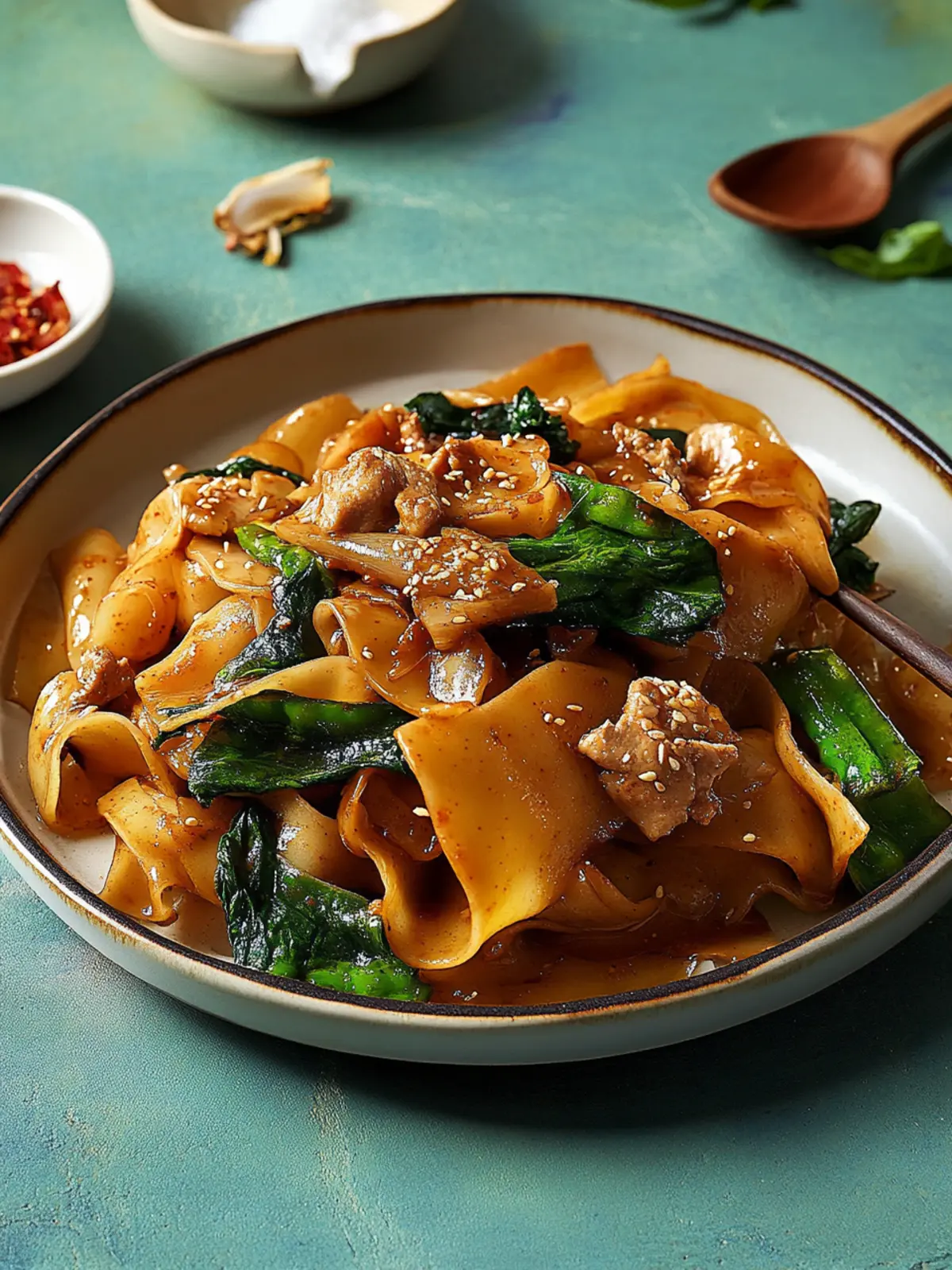 Delicious Pad See Ew: Simple Thai Noodles with Flank Steak 4 Pad See Ew