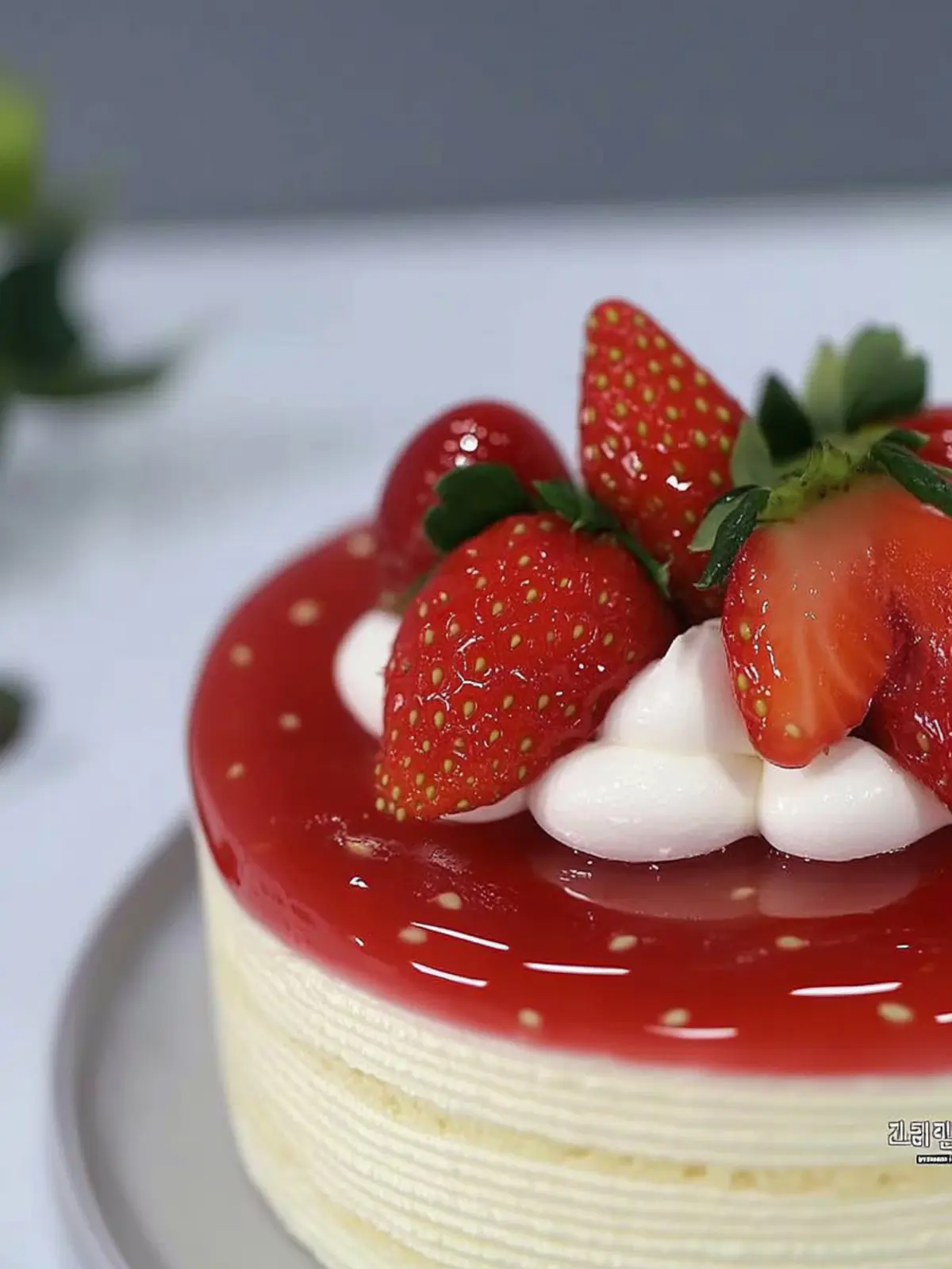 Delight in Korean Style Strawberry Shortcake Bliss 2 Korean style Strawberry Shortcake