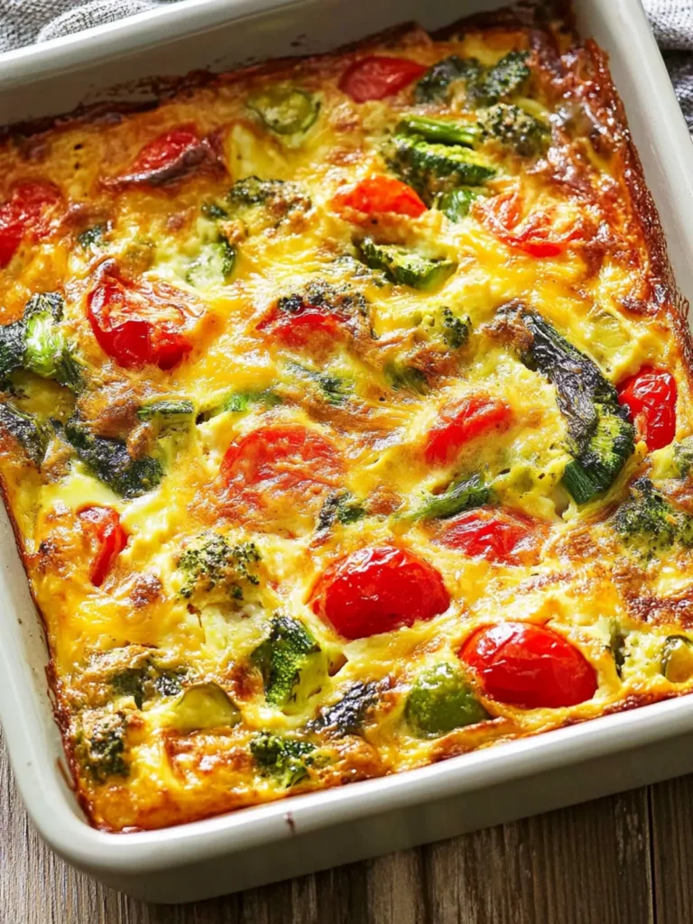 Vegetable Supreme Egg Bake
