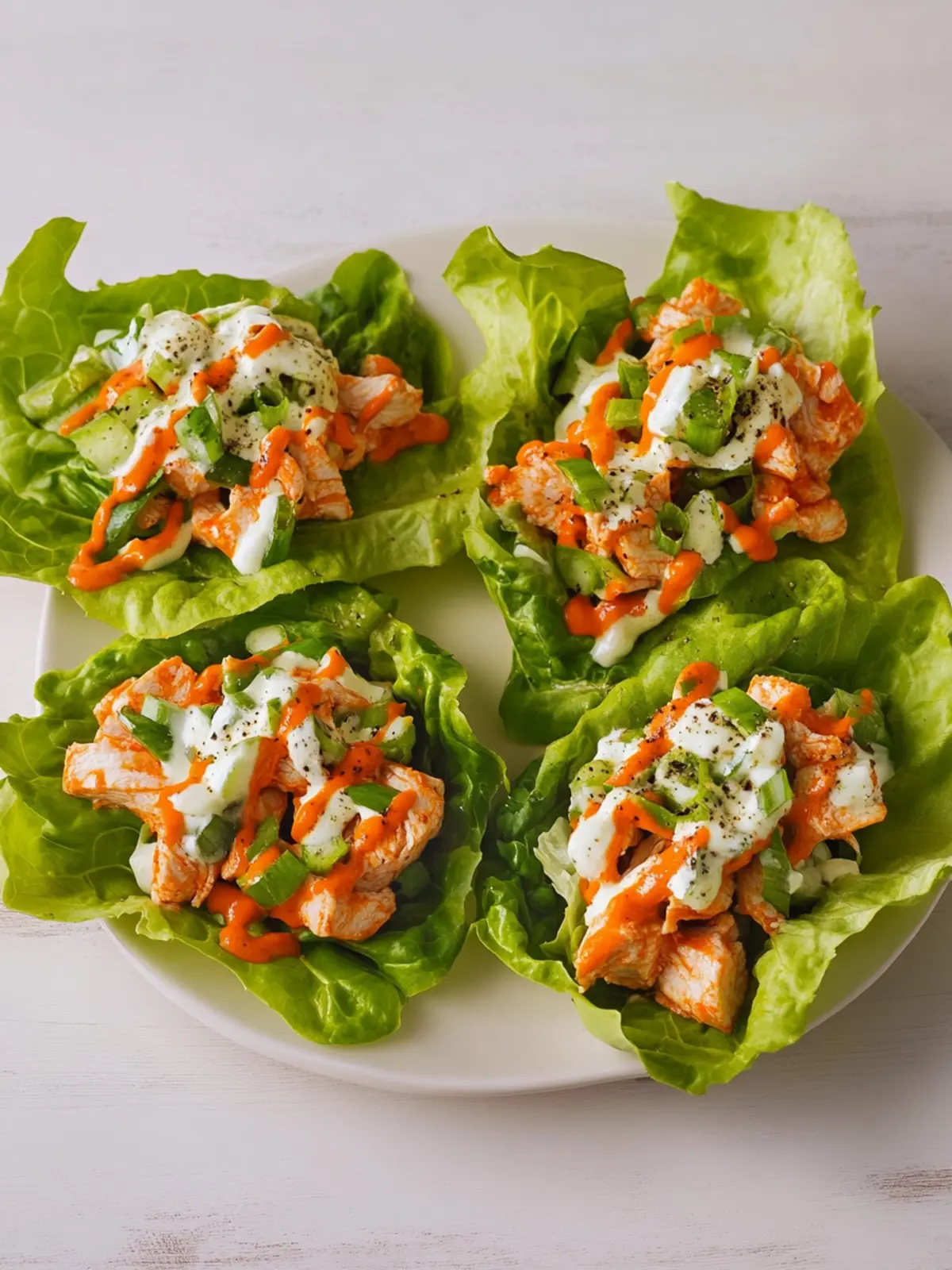 Savor Buffalo Chicken Lettuce Wraps in Just 15 Minutes 3 Buffalo Chicken Lettuce Wraps