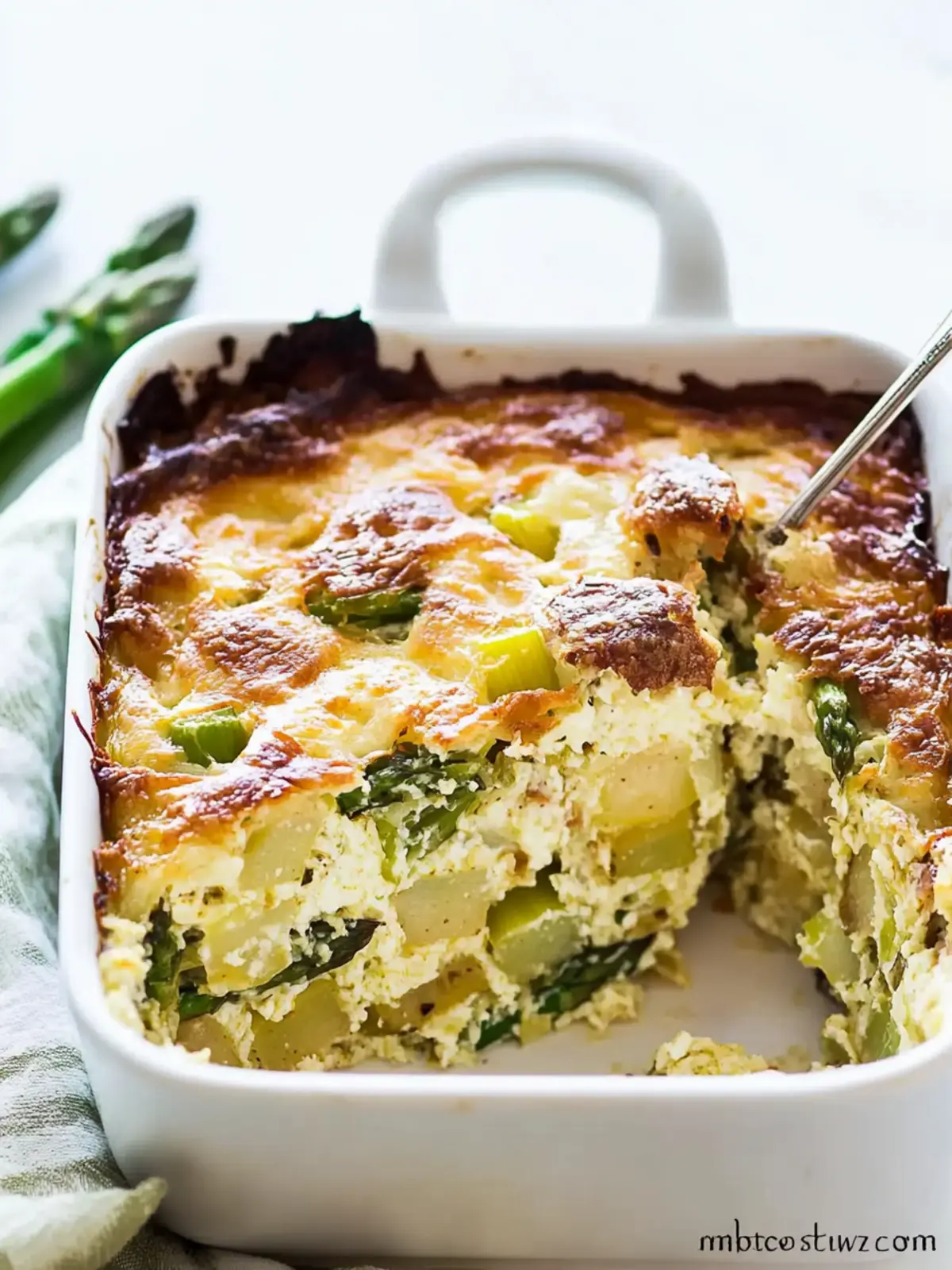Delicious Breakfast Casserole with Leeks and Asparagus Joy 4 Breakfast Casserole with Leeks and Asparagus