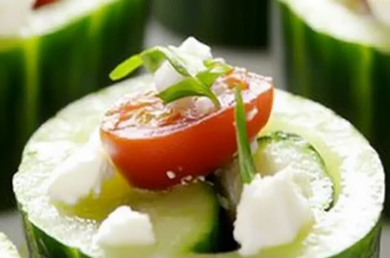 Greek Cucumber Cups