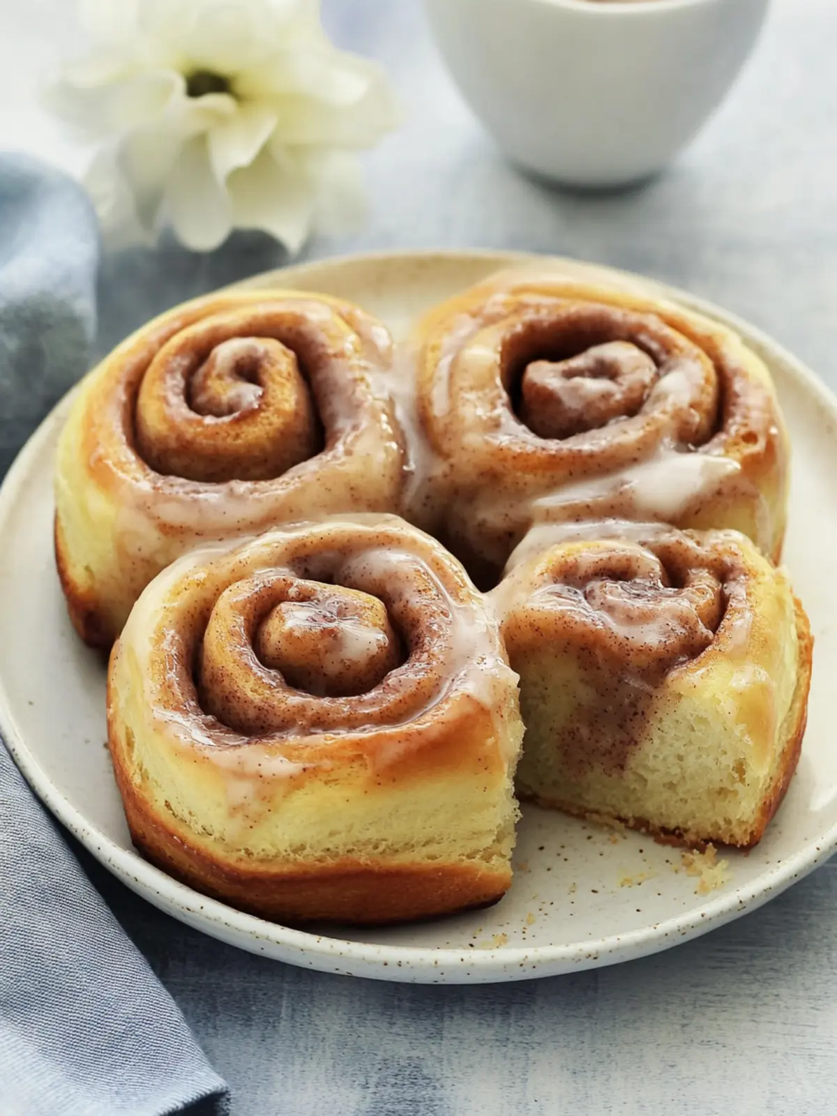 Fluffy Brioche Cinnamon Rolls to Brighten Your Morning 4 Brioche Cinnamon Rolls