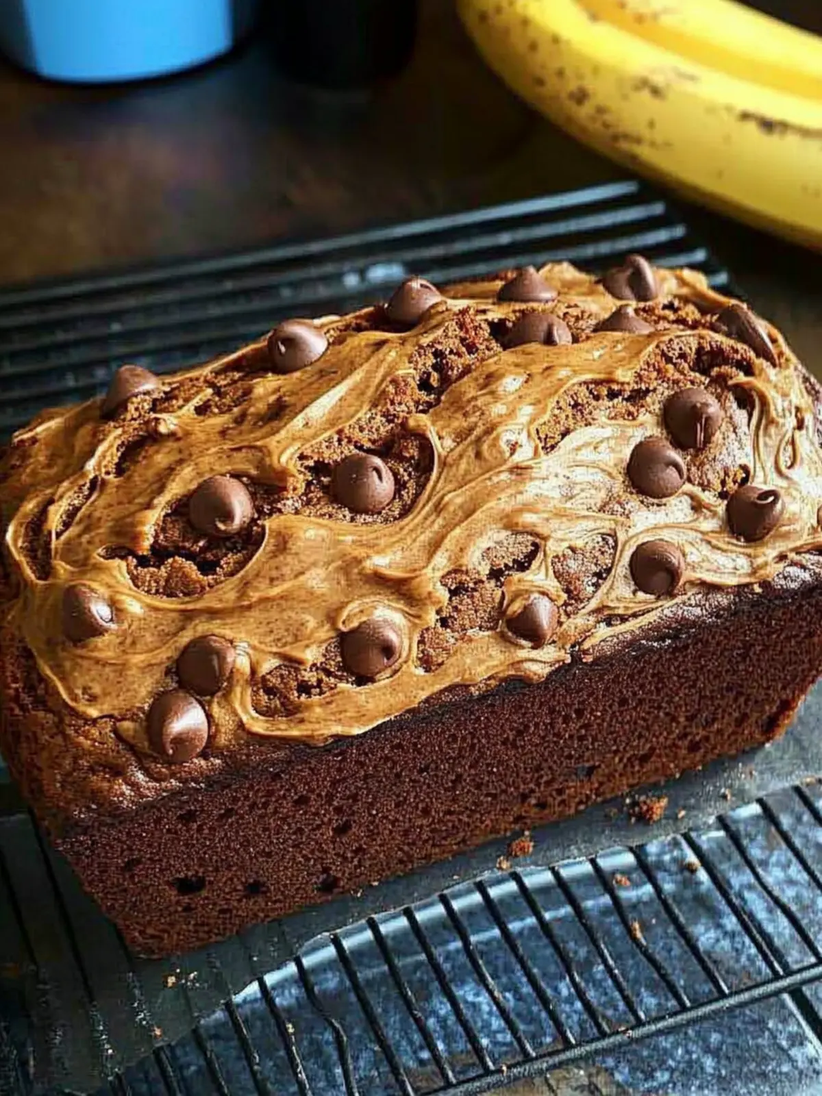 Peanut Butter Chocolate Chip Banana Bread