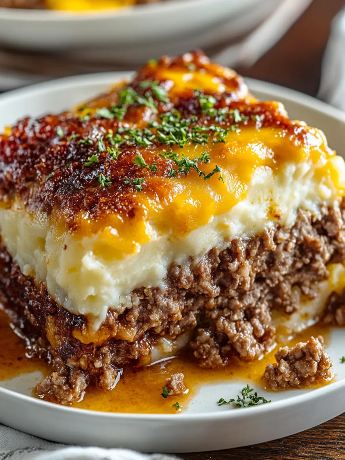 Decadent Meatloaf with Mashed Potatoes and Cheese Recipe 5 Meatloaf with Mashed Potatoes and Cheese Recipe