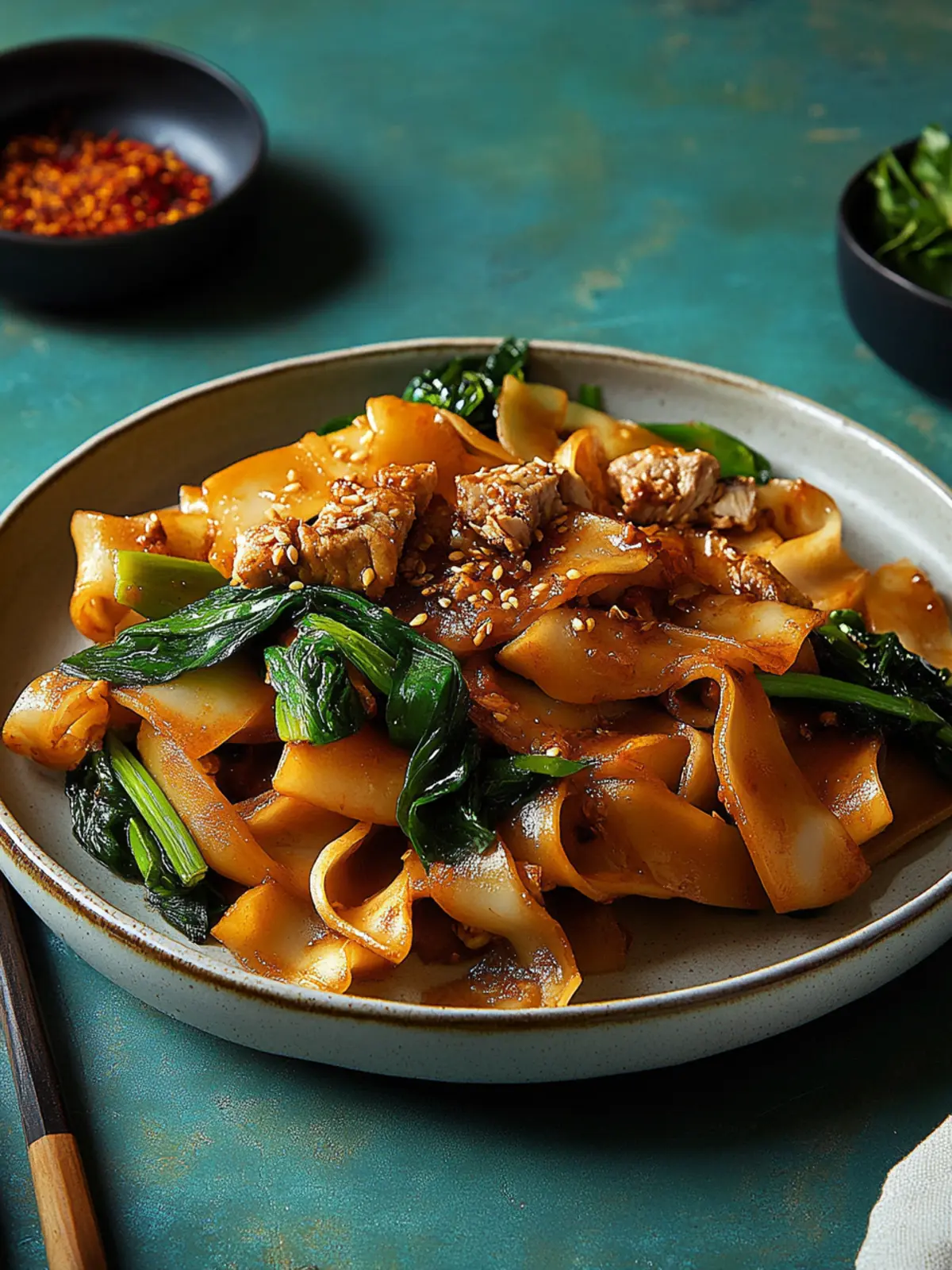 Delicious Pad See Ew: Simple Thai Noodles with Flank Steak 5 Pad See Ew