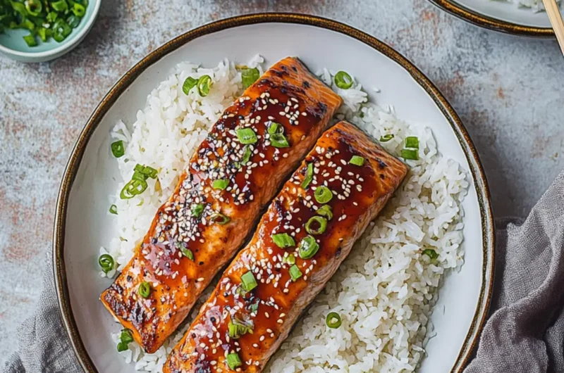 Spicy Broiled Korean Salmon