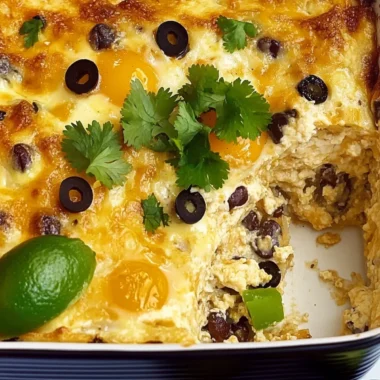 Breakfast Burrito Egg Casserole