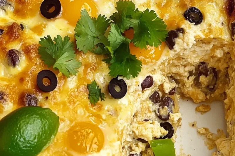 Breakfast Burrito Egg Casserole