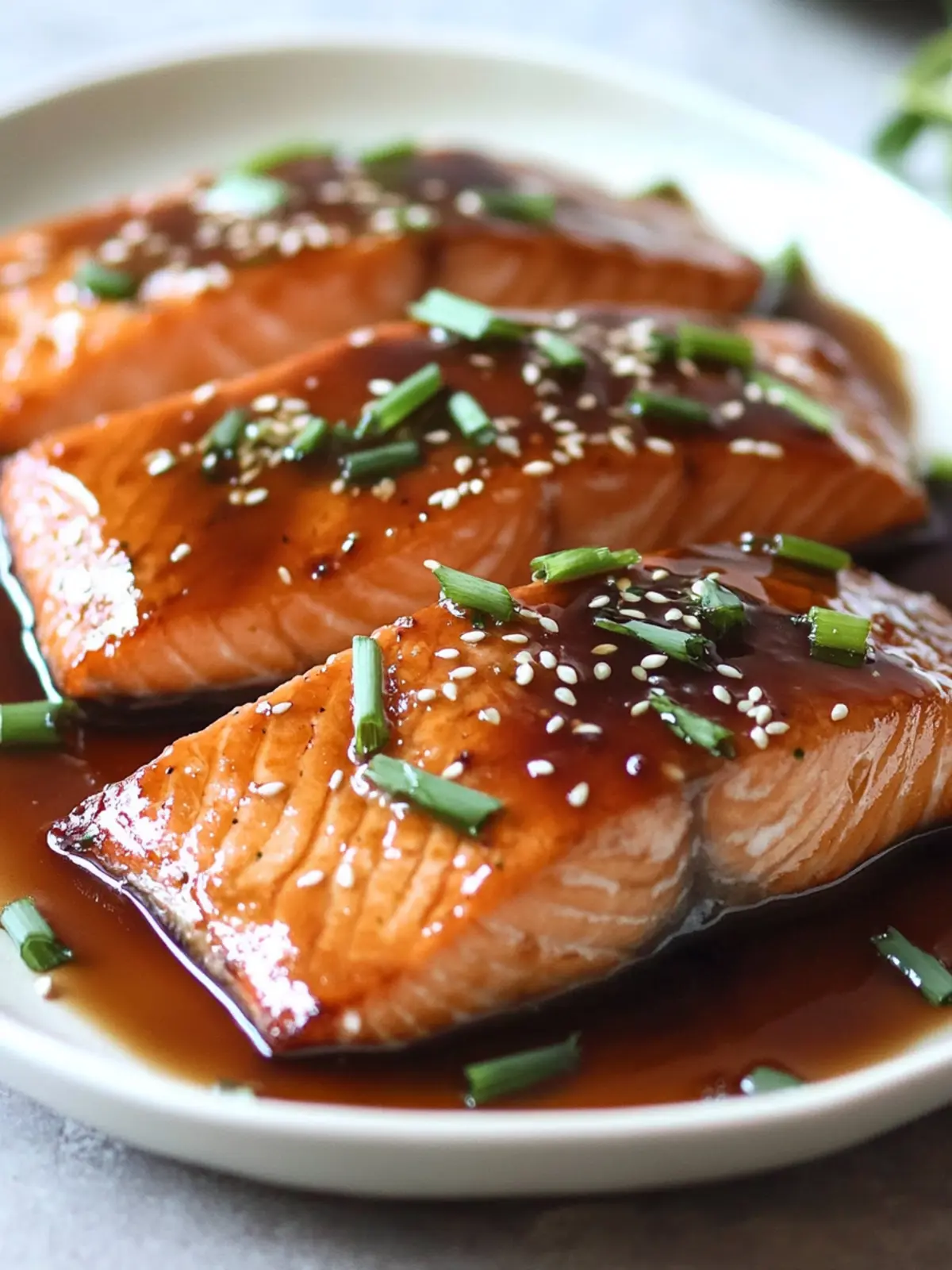 Maple Glazed Salmon with Fresh Chives