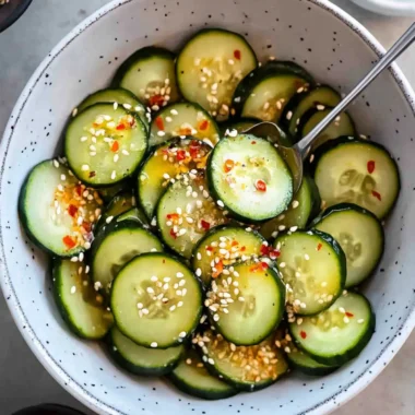 Spicy Asian Cucumber Salad