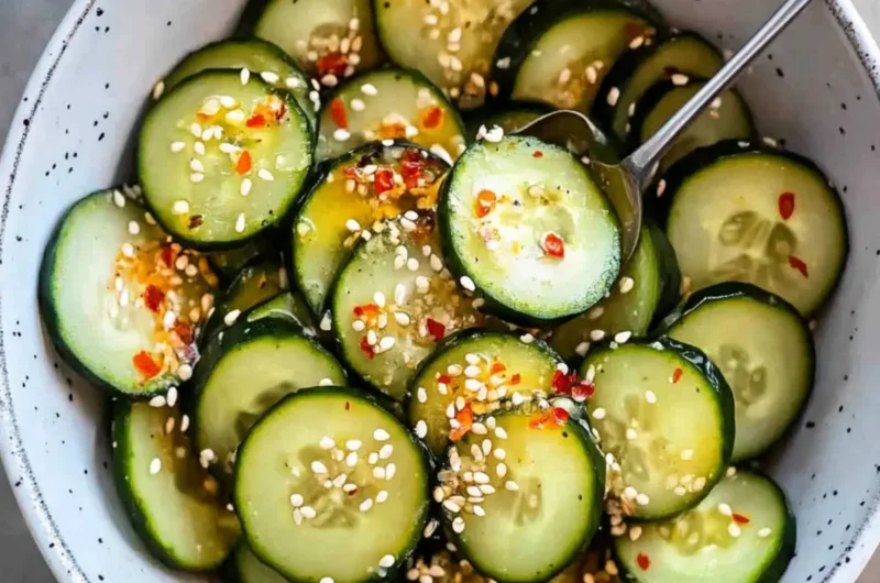 Spicy Asian Cucumber Salad