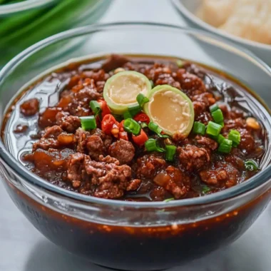 Retiro Beef Pares with Chicharon Bulaklak