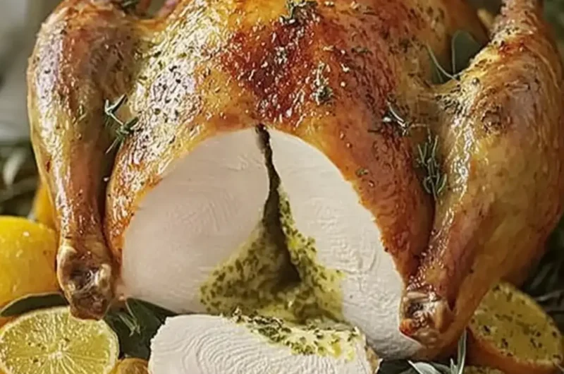 Roast turkey with citrus butter