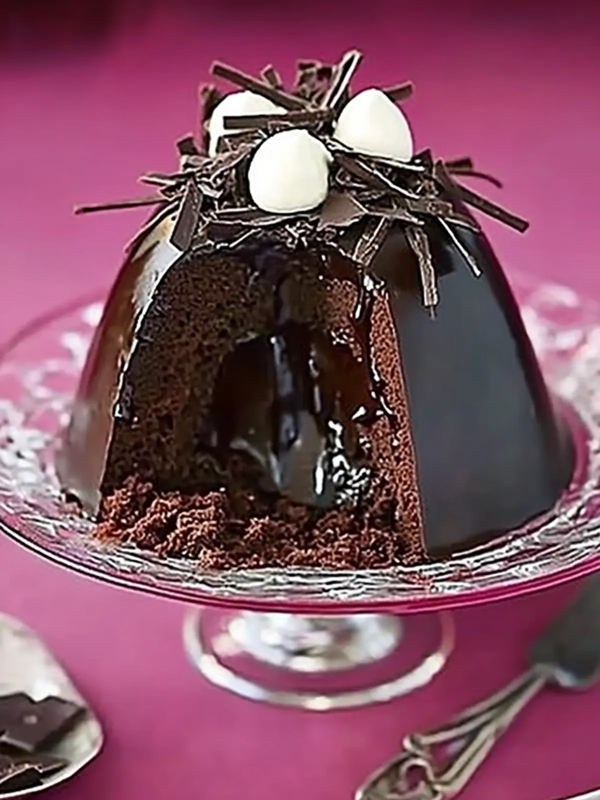 Chocoholic's Christmas pudding