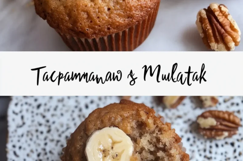 Traditional Banana Nut Muffins from Scratch