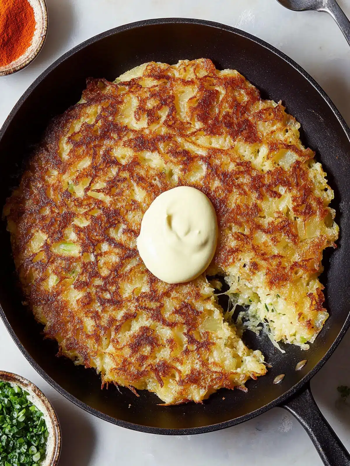 Giant Skillet Latke