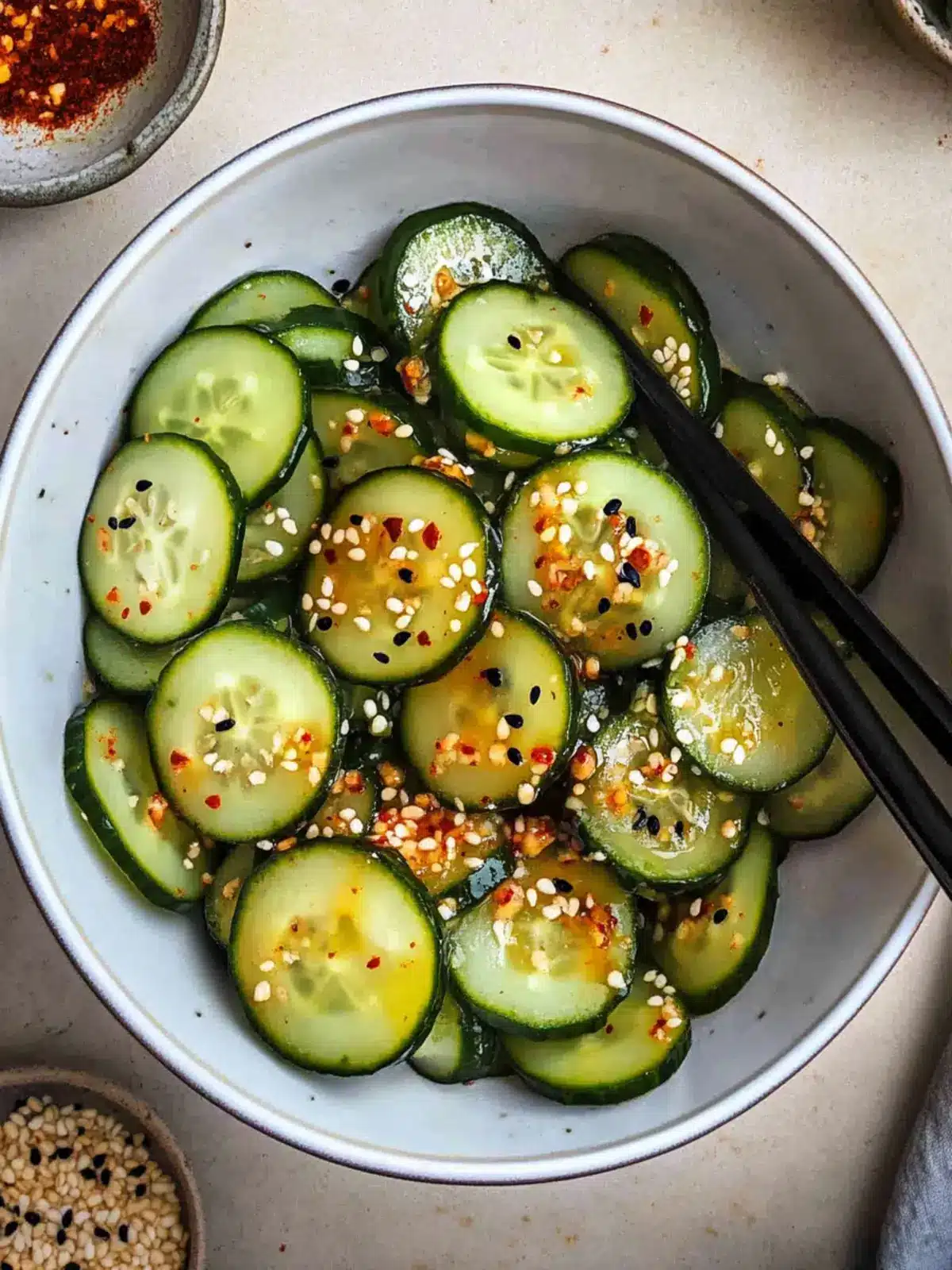 Spicy Asian Cucumber Salad: Your Perfect Summer Side Dish 3 Spicy Asian Cucumber Salad