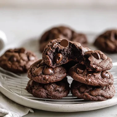 Ultimate Double Chocolate Chip Cookies with Espresso Twist 10 Double Chocolate Chip Cookies