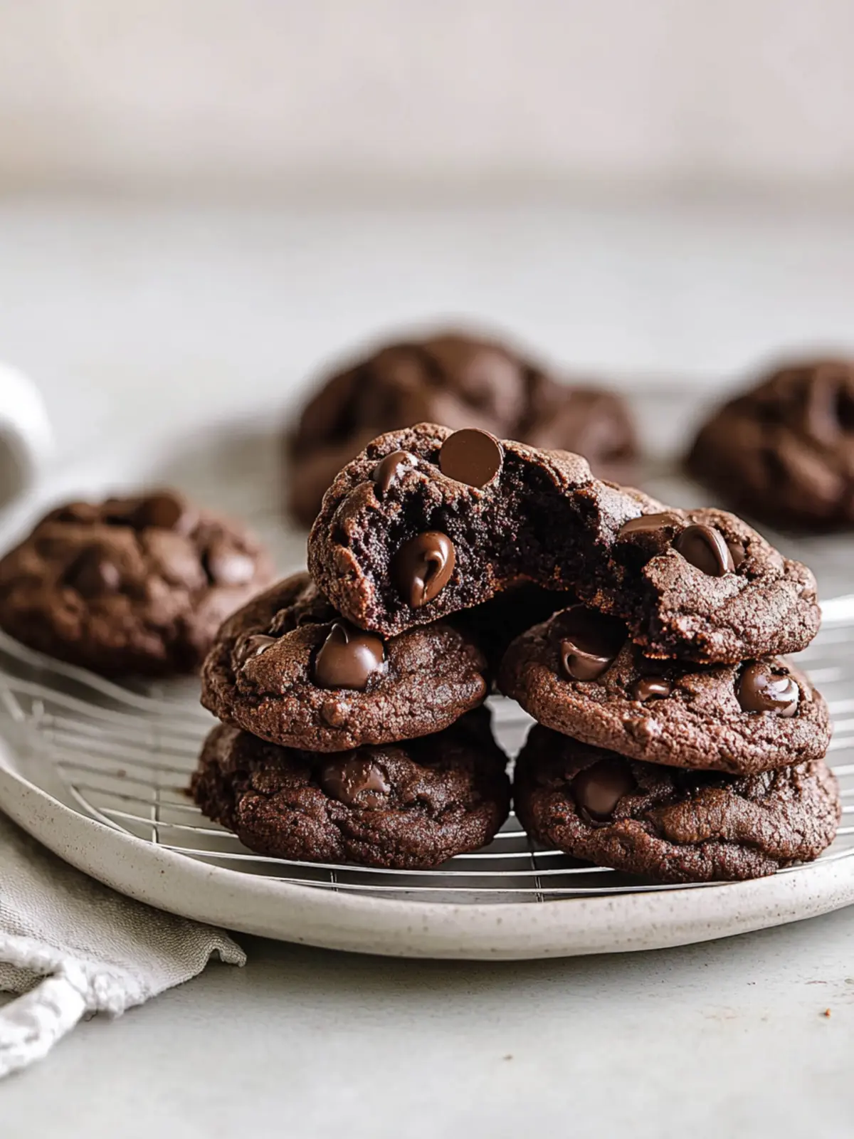 Double Chocolate Chip Cookies