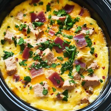 Overnight Crock-Pot Breakfast Casserole