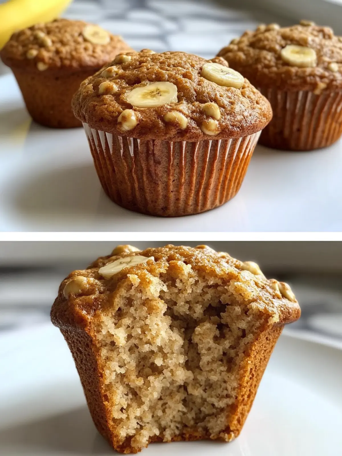 Peanut Butter Banana Muffins (High Protein) for Busy Mornings