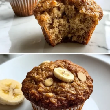 Peanut Butter Banana Muffins (High Protein) for Busy Mornings