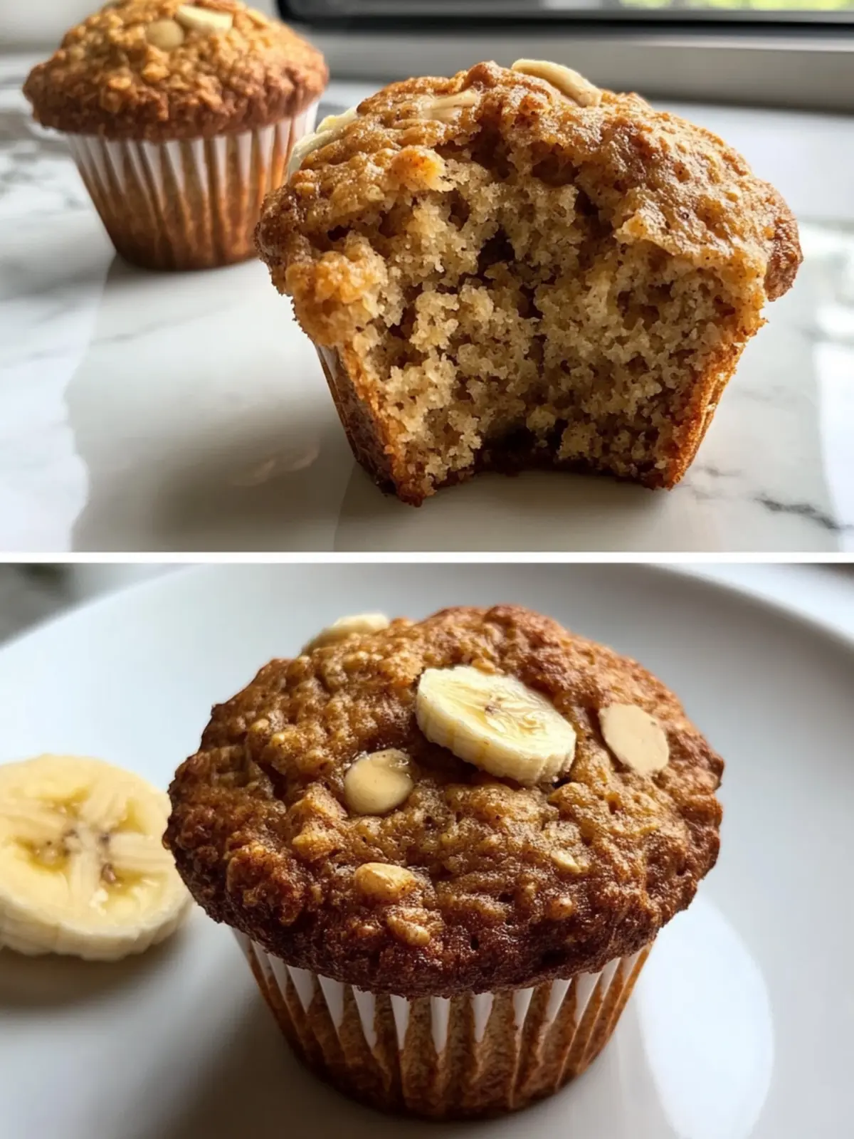 Peanut Butter Banana Muffins (High Protein) for Busy Mornings
