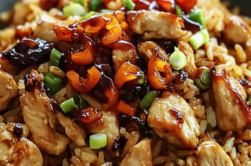Japanese BBQ Chicken Fried Rice