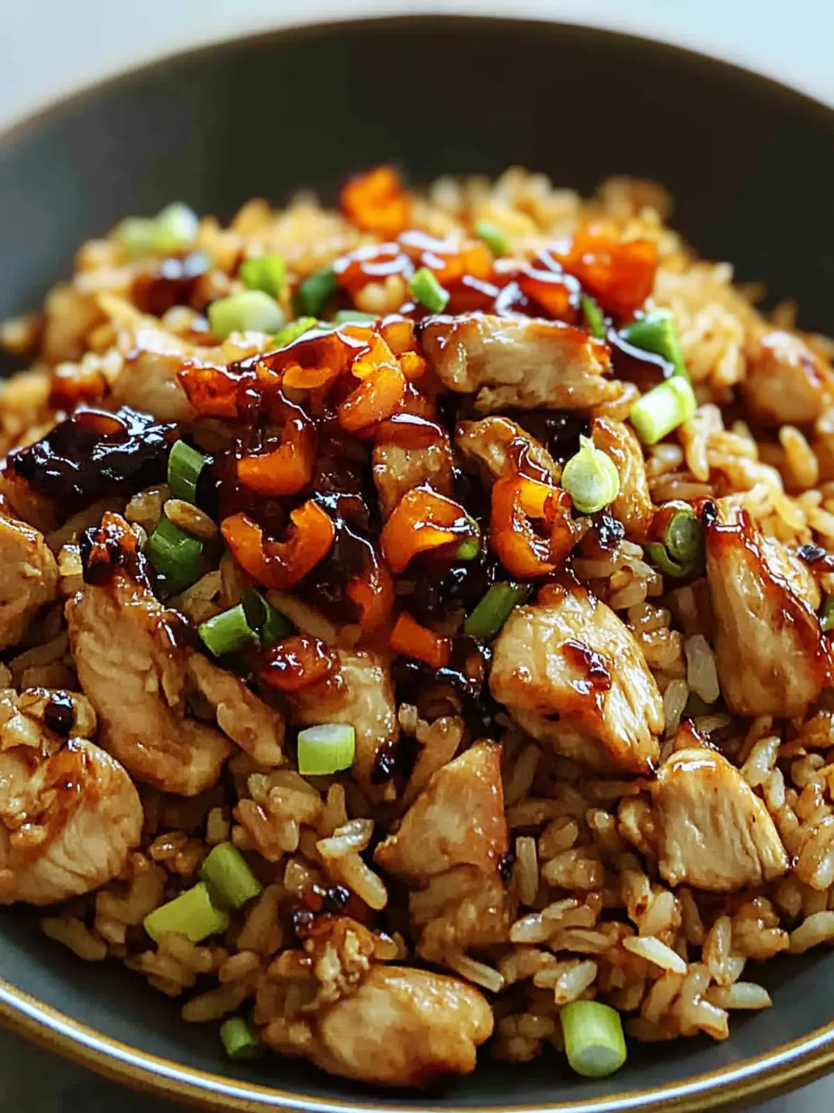 Japanese BBQ Chicken Fried Rice