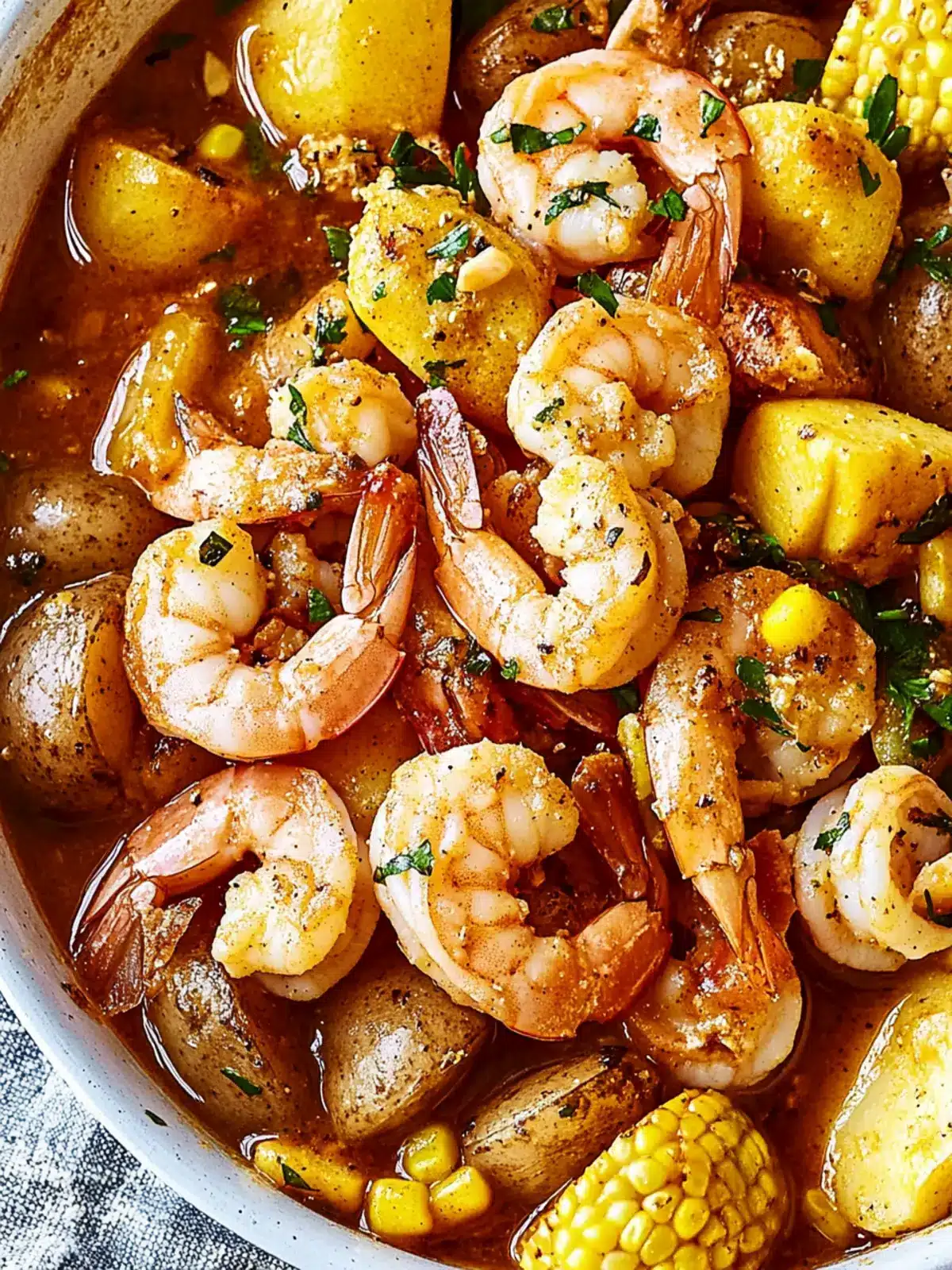 Slow Cooker Shrimp Boil