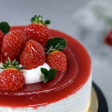 Korean style Strawberry Shortcake