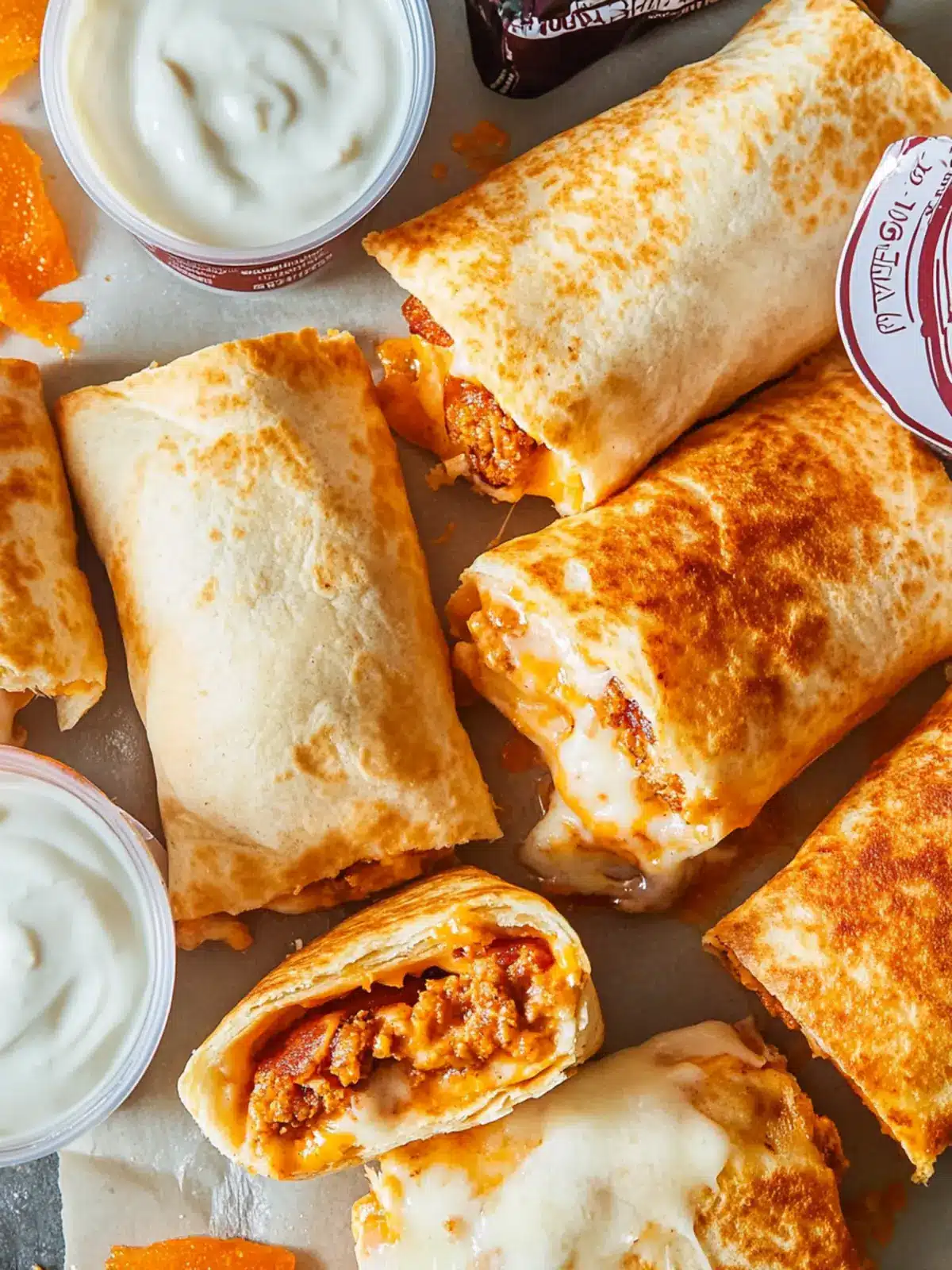 Delicious Copycat Taco Bell Grilled Cheese Burritos Made Easy 5 Copycat Taco Bell Grilled Cheese Burritos