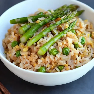 Asparagus and Ginger Fried Rice