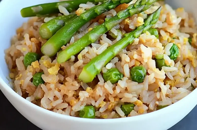 Asparagus and Ginger Fried Rice