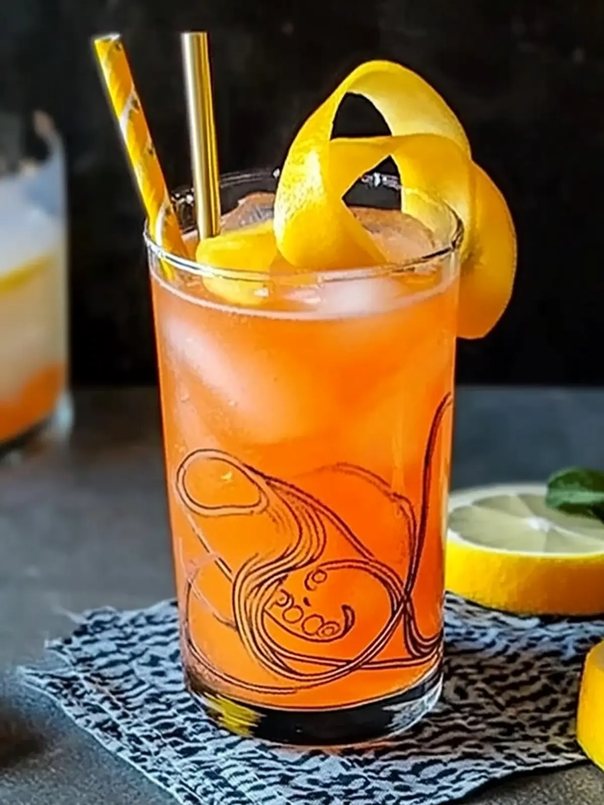 Aperol & limoncello cocktail