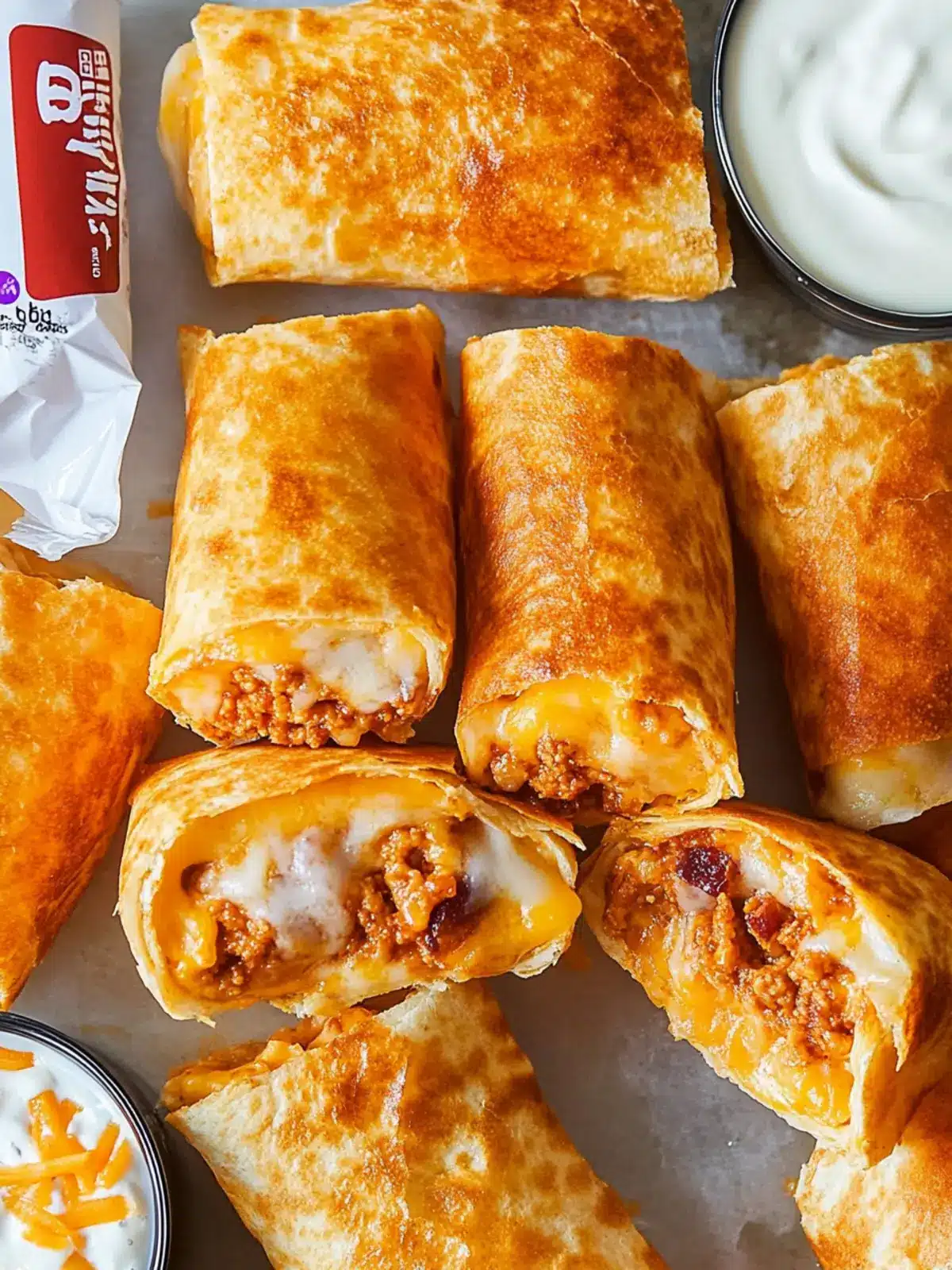 Delicious Copycat Taco Bell Grilled Cheese Burritos Made Easy 3 Copycat Taco Bell Grilled Cheese Burritos