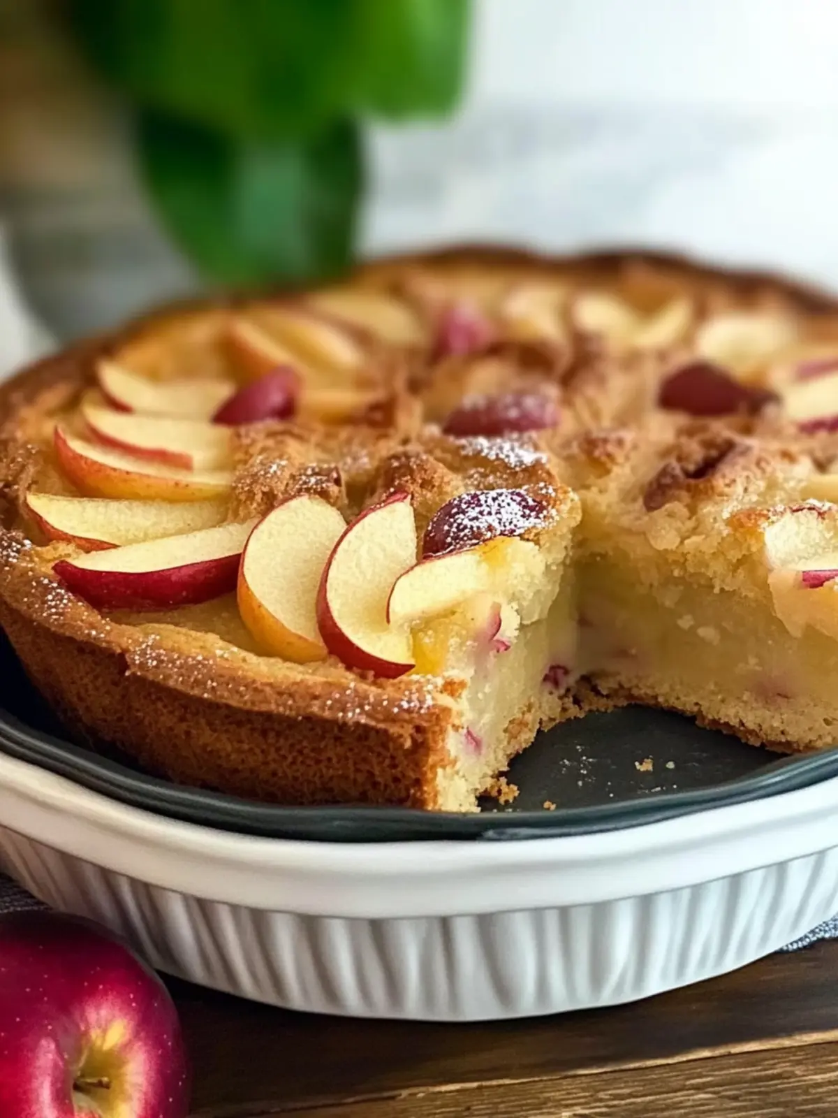 French-Style Apple Rhubarb Cake