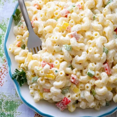 Sweet Tangy Amish Macaroni Salad