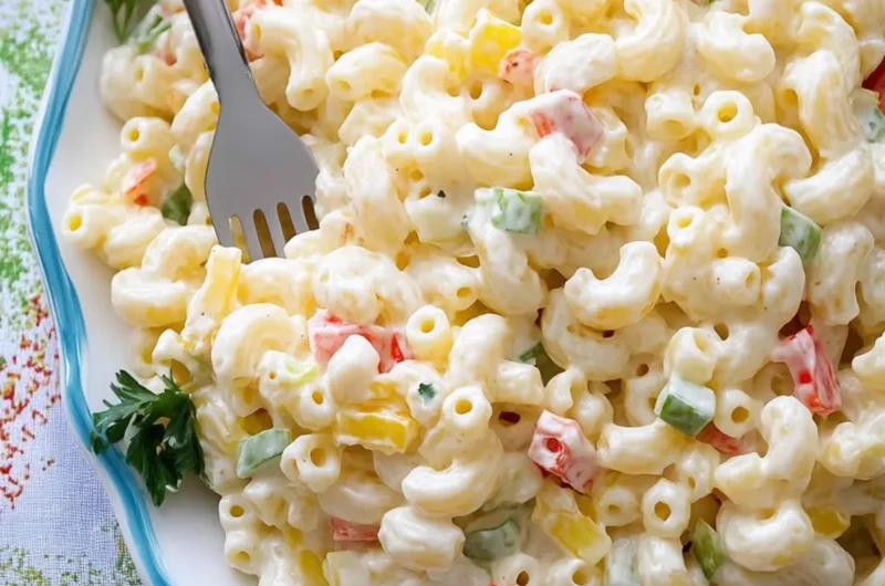 Sweet Tangy Amish Macaroni Salad