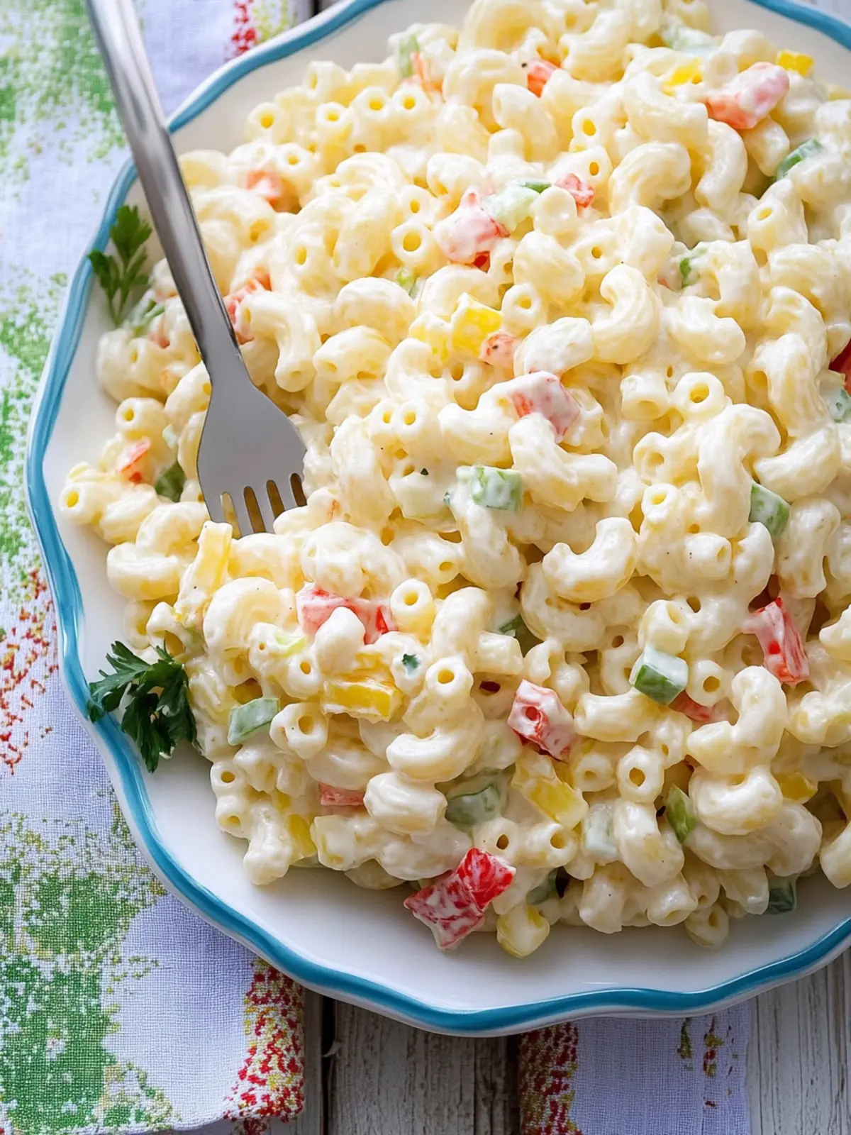 Sweet Tangy Amish Macaroni Salad