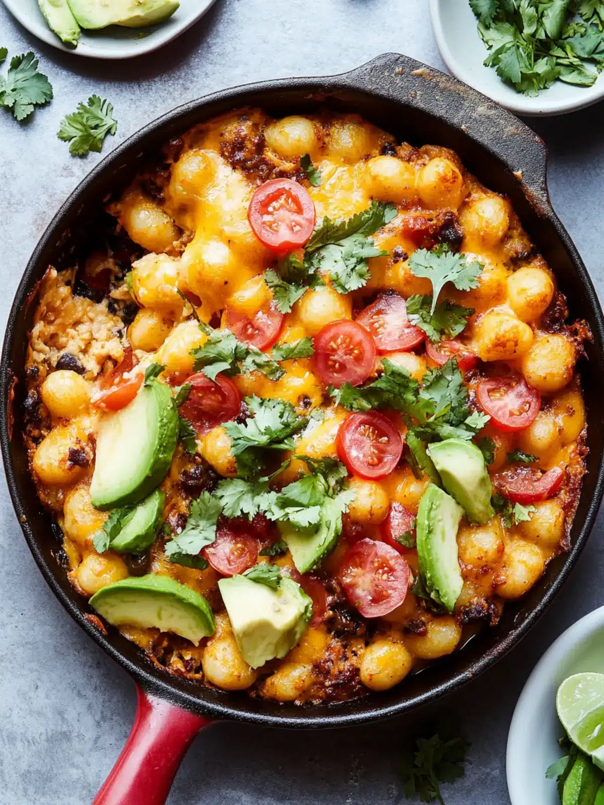 Taco Gnocchi Bake
