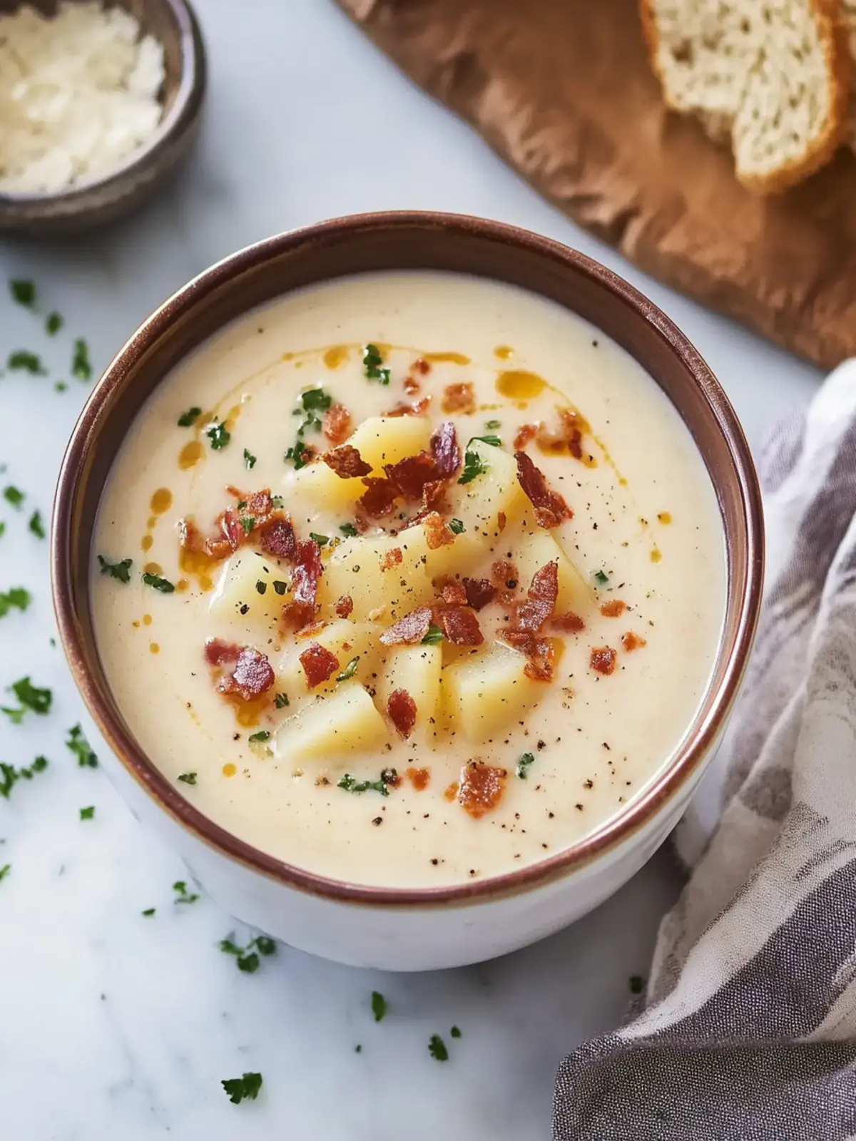 Panera's Cream Cheese Potato Soup