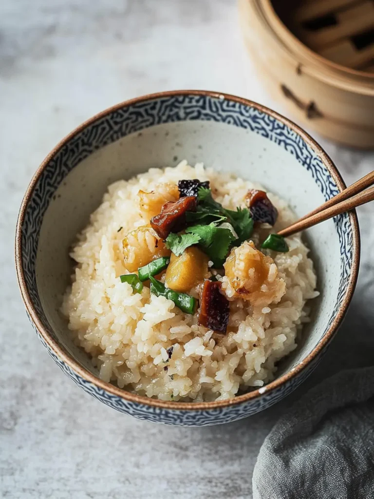Chinese Sticky Rice (Lo Mai Fan or Xoi Man)