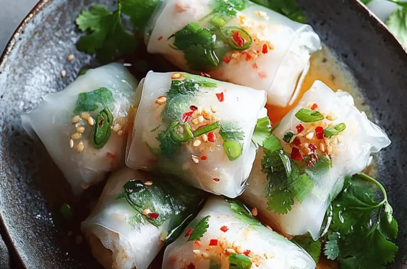 Crispy Chinese Rice Paper Wrapped Fish