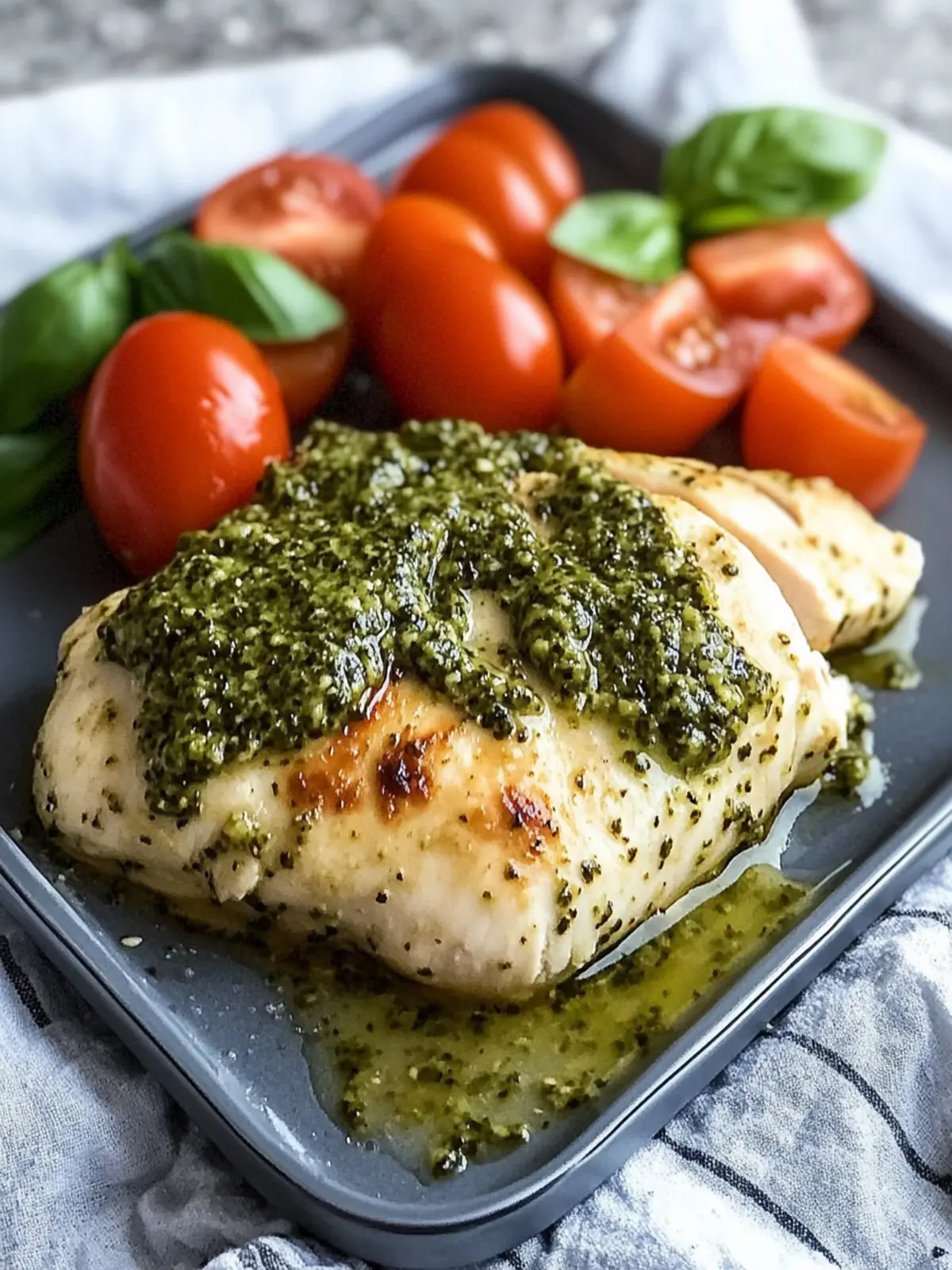4 Ingredient Pesto Chicken: Quick, Flavorful Dinner Delight 3 4 Ingredient Pesto Chicken: Quick, Flavorful Dinner Magic
